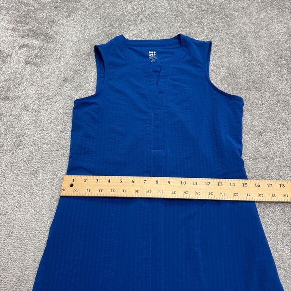 Title Nine Nimblene Athletic Shift Dress Womens XS Royal Blue Sleeveless NWOT - Picture 14 of 16